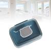 Soap Box Portable Drainable Plastic Soap Holder Container with Cover for Home Dorm Travel
