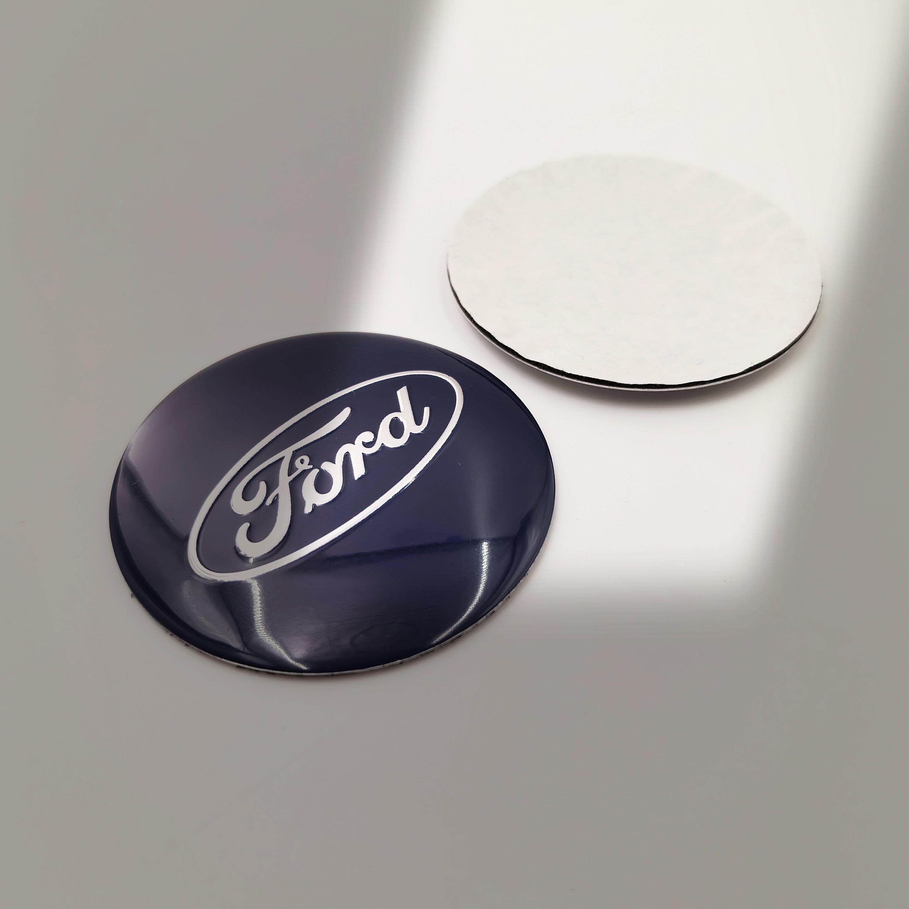 

4pcs 56/60/65mm Ford Car Wheel Center Hub Cap Badge Logo Car Exterior Decorative Wheel Hub Center Cap Car Emblem Badge Sticker