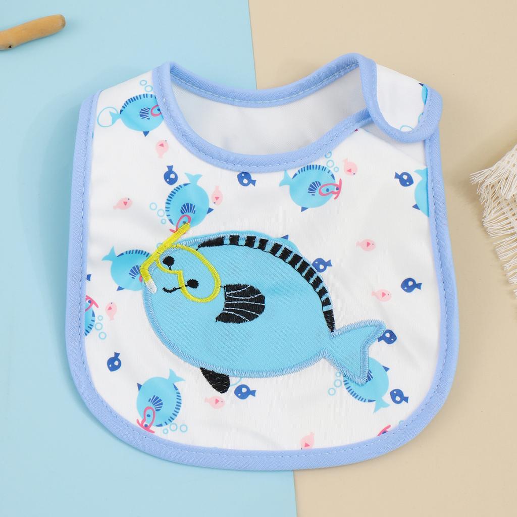 Baby Girl Boy Feeding Bibs Waterproof Apron Cartoon Towel Kids Toddler Dinner baberos Bandanas Burp Cloths