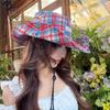 Sun-protective Sun Hat Big Brim Bucket Hat Trendy Fisherman's Hat  for Women