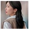 Exquisite Cat's Eye Stud Earrings: Trendy, High-End Design for Women, Autumn/Winter 2021