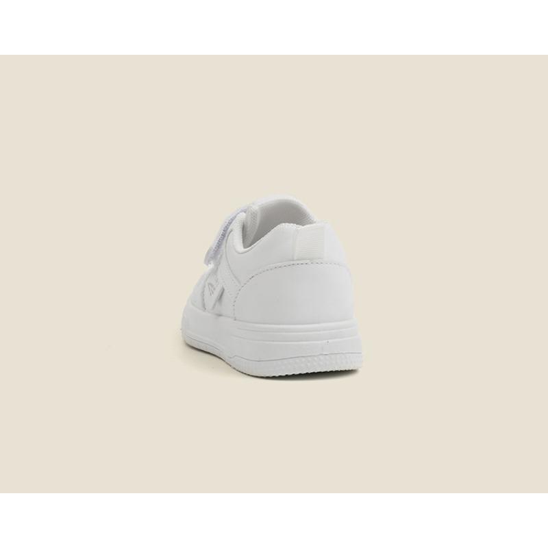 Kids White Breathable Soft Soled Casual Sports Sneakers Unisex For Boys Girls