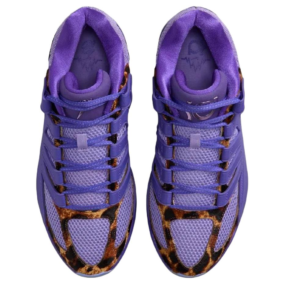 Nike KD 18 PER EP Comfortable Fitting Breathable Basketball Shoes Unisex sneaker Purple Brown IO7518-500