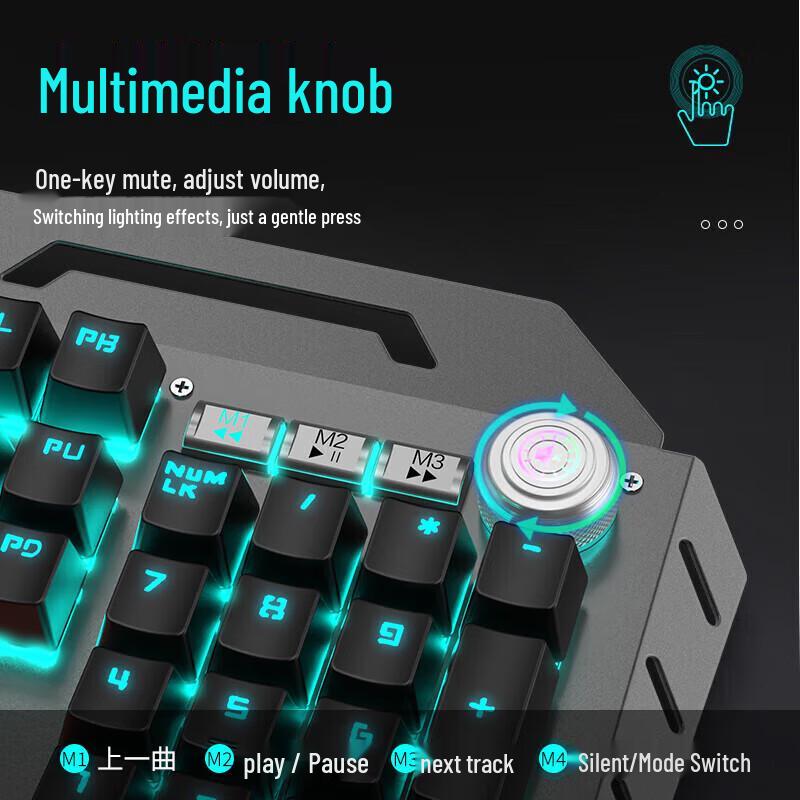 Forerunner TK900 Wired RGB Mechanical Gaming & Office Keyboard
