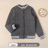 Winter-Schuluniform für Kinder: Warme gesteppte Baumwolljacke für Jungen (Sekundarstufe I und II) - Hauskleidung Top