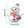 1/5Pcs 2D Acrylic Cartoon Snowman Hanging Xmas Tree Pendant for Christmas Decoration Navidad Home Decor New Year Party Gifts