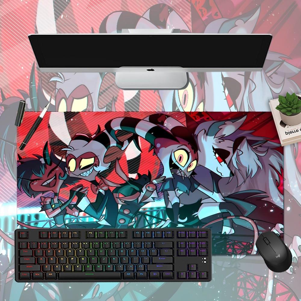 Cartoon H-Helluva Boss Terror Mousepad Boy Pad Natural Rubber Gaming Desk Mat Size For Gameing World Of Tanks CS GO Zelda