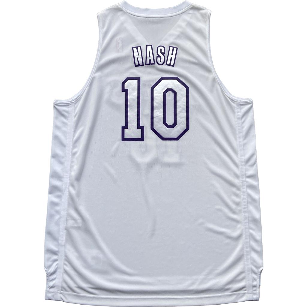 Adidas X NBA Los Angeles Lakers Swingman Fan Edition Steve Nash V-Neck Fashion Soft Sleeveless Basketball Jersey Unisex Jersey White 7591A-329-K91849
