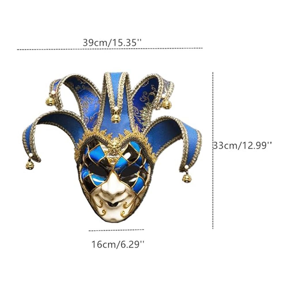Musical Venetian Mask Fashionable Holiday Party Mask Joker Crack Mask Delicate For Nightclub Decoration Carnival Venice Festival