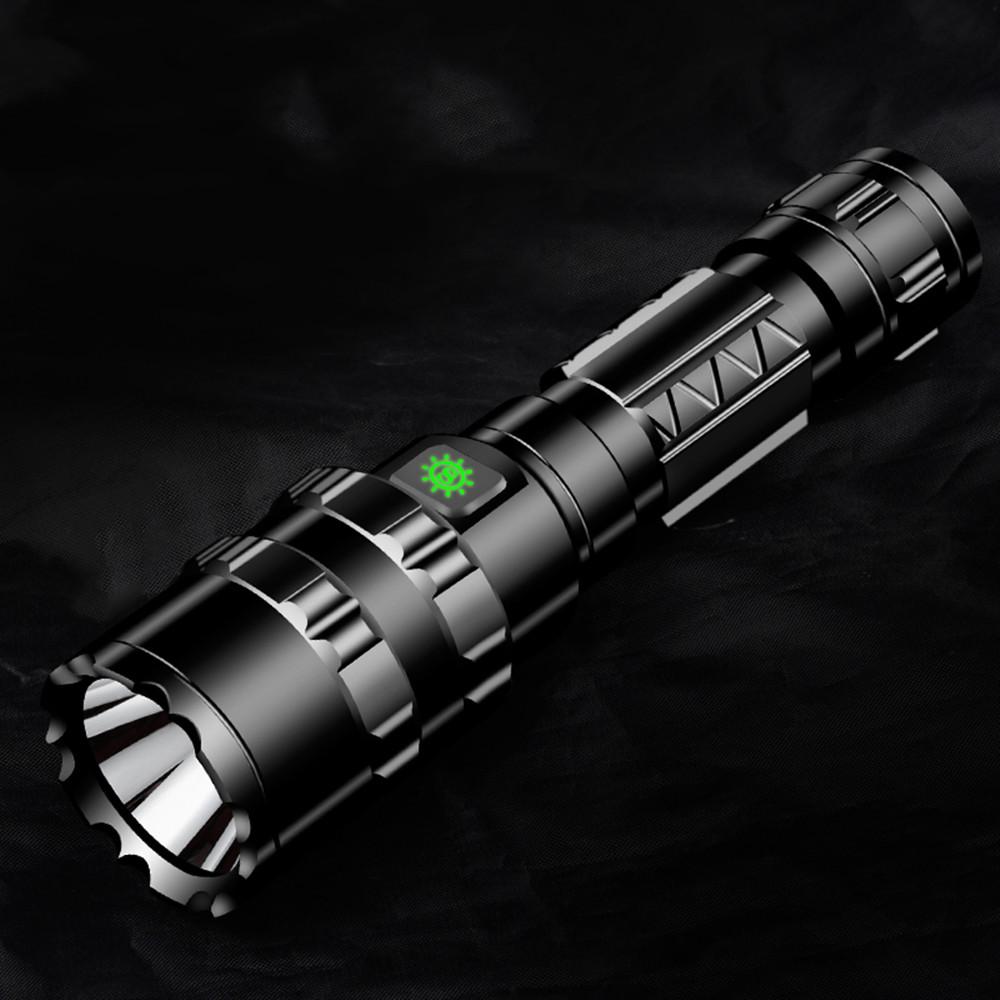 Professional Hunting Tactics Night Reconnaissance LED Flashlight L2 Lamp Beads Waterproof Rechargeable Outdoor Portable Torch
