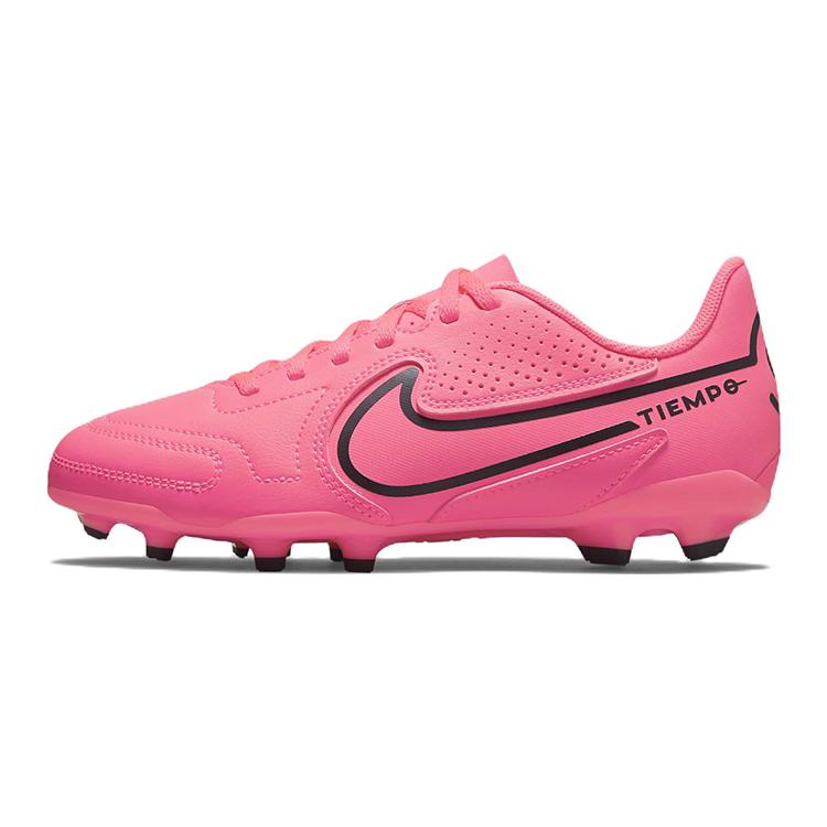

Nike Tiempo Legend 9 Club MG Slip Resistant Abrasion Resistant Low top Kids Soccer Shoes Pink Kids DA1331-600 38