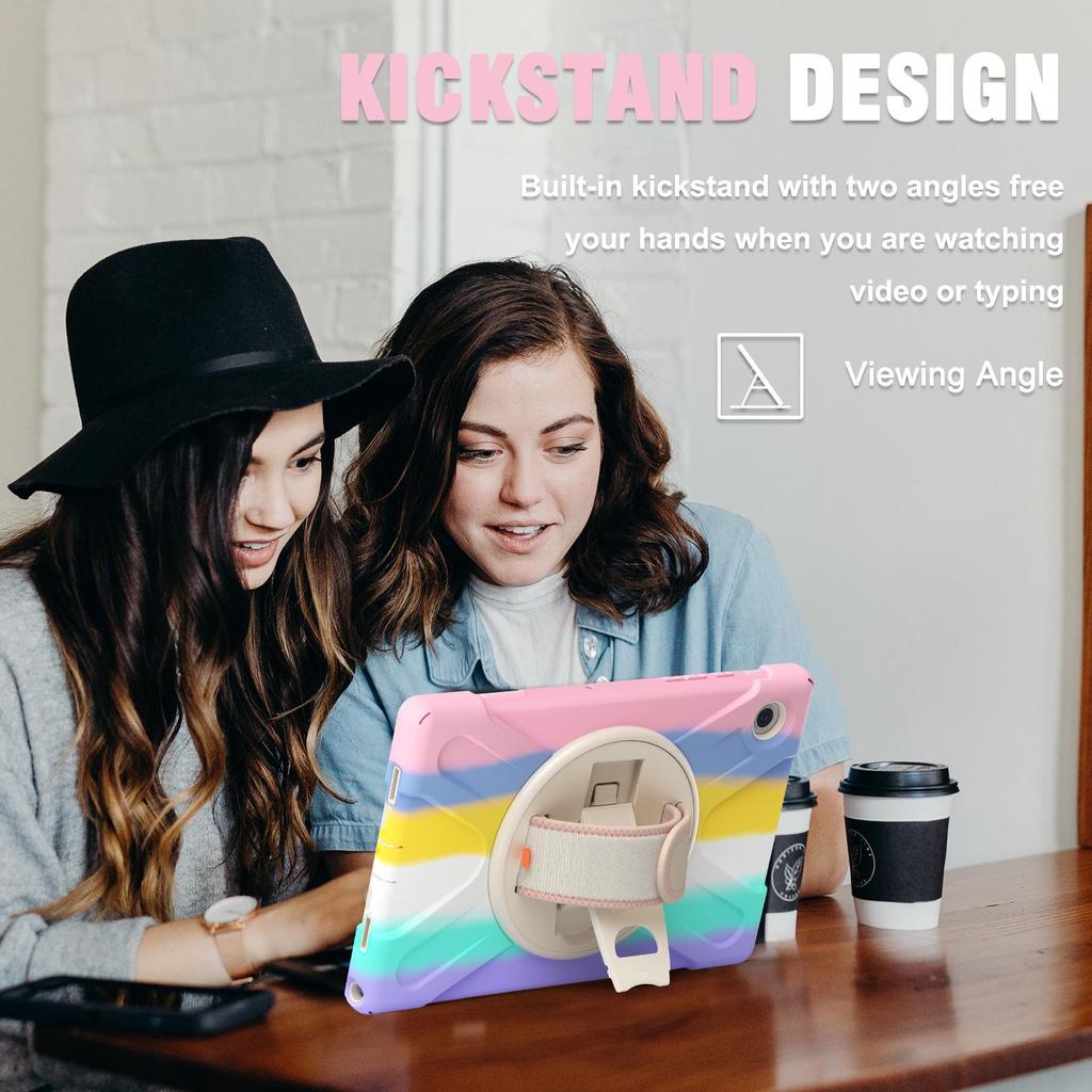 Nárazuvzdorné ochranné pouzdro pro Samsung Galaxy Tab A8 10,5 palce (X200/X205) - Design barevných bloků