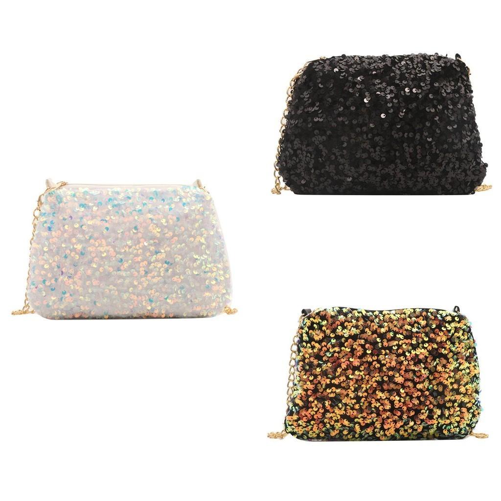 Wholesale Unique Stylish Sequined Small Square Bag For Women With Chain Strap For Daily Use