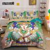 Ganesha Duvet Cover Set Bohemian Elephant Bedding Set Microfiber Bedclothes Double Queen King Size Quilt Cover For Teens Adults