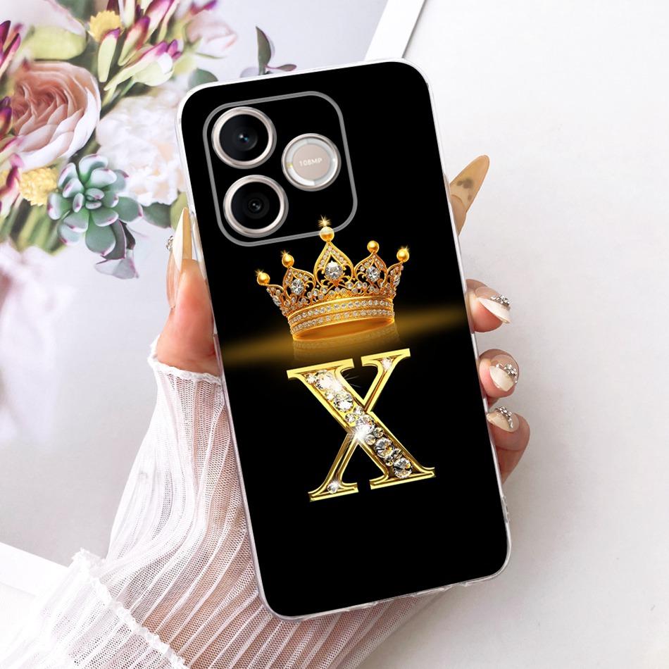 

Для Honor 600 Lite Honor600 2026 Модный чехол для телефона с буквой-короной Для Honor 600 600Lite 5G Мягкие силиконовые TPU чехлы Honor 600 Lite