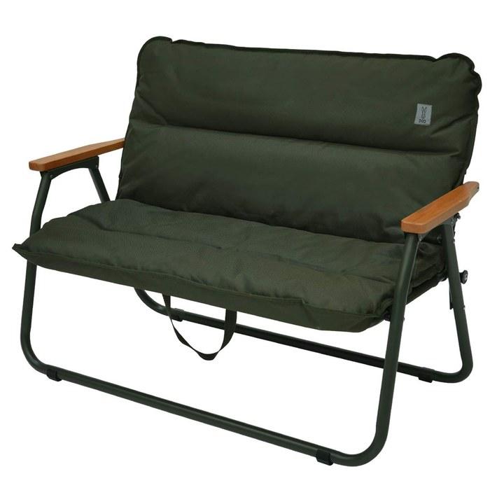 DOD Good Luck Sofa 2-Person Folding Chair (Aluminum Alloy) CS2-500-KH Khaki