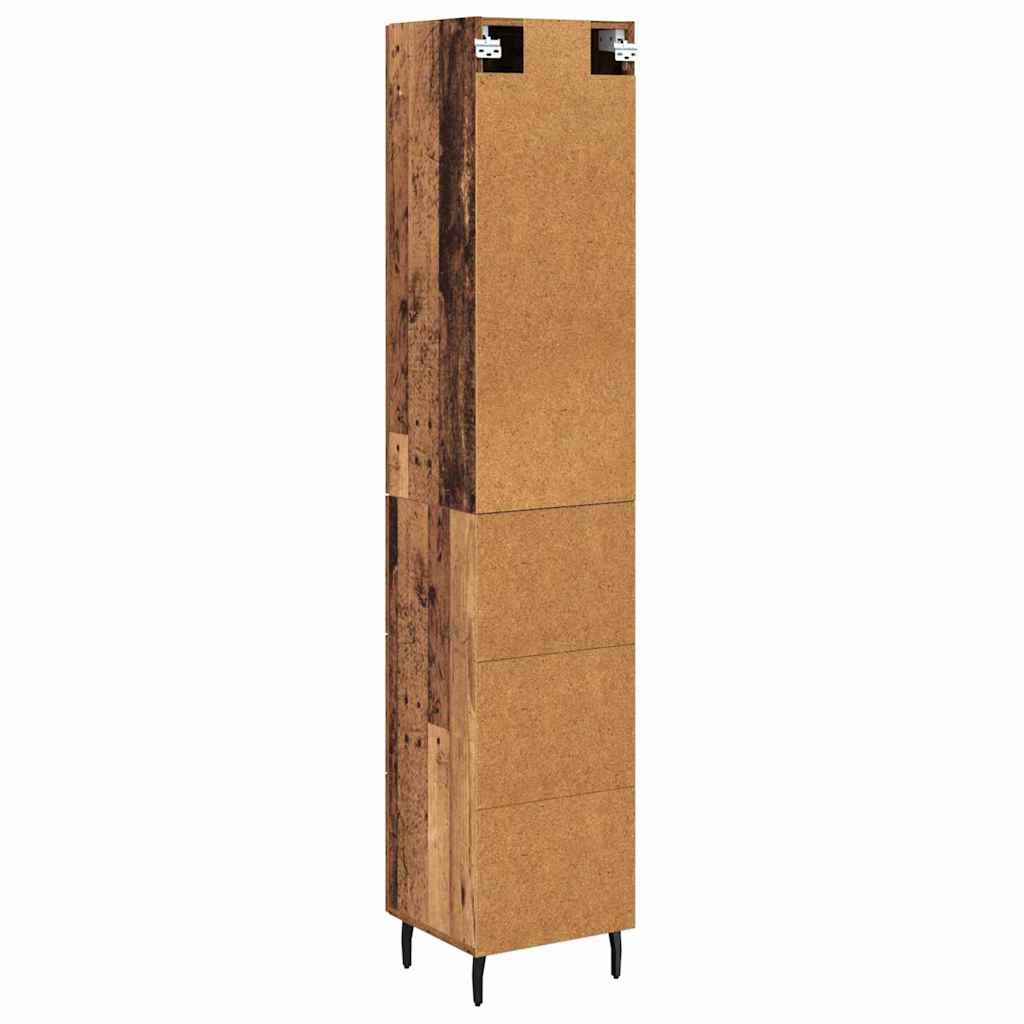 Highboard Reclaimed Wood 34.5 x 34 x 180 cm Particleboard