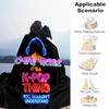 1PC Custom Name K-Pop Neon Sign Outdooor Flannel Blankets Throw Blanket All-Season Throw Gift Bedspread for Couch, Bed, Camping Holiday Birthday Gift