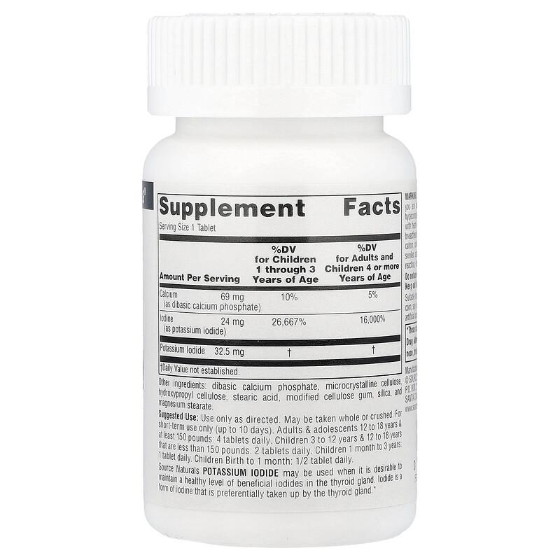 Potassium Iodide, 120 Tablets