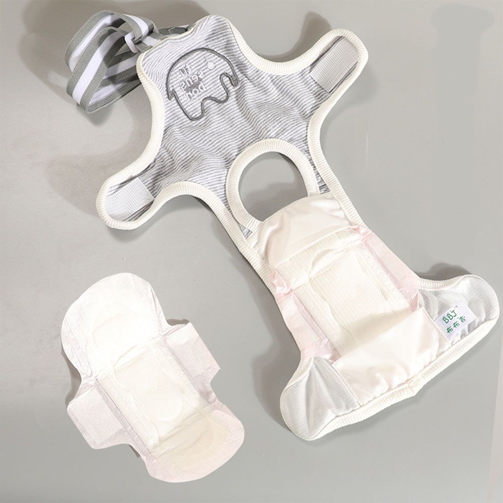 Reusable Cute Pet Underwear Period Panties Dog Pads Dog Diapers Female Male Dog Wraps Belly Band