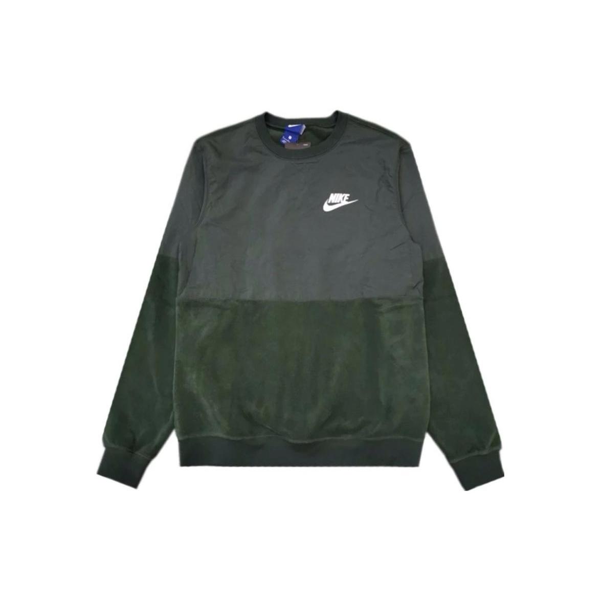 Nike Sportswear Patchwork Sweatshirt Green Men s AQ7260-332 L