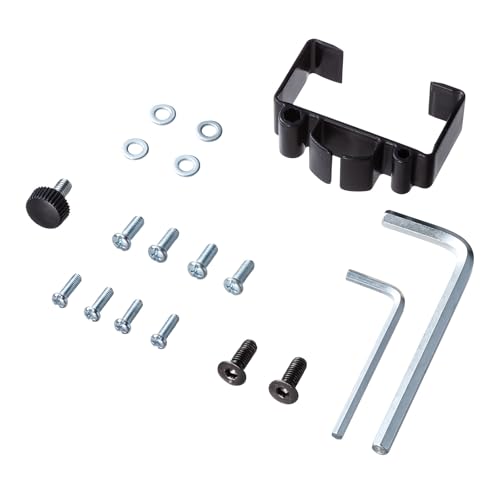 SANWA SUPPLY Desktop Monitor Stand (Rotating and Height Adjustable) CR-LAD101BK