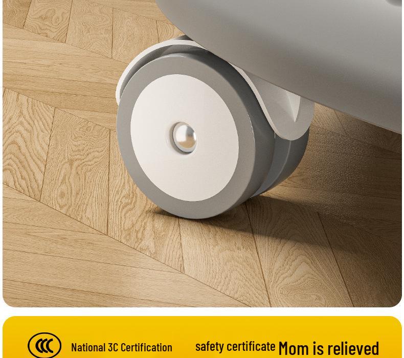 Verstellbarer Lauflernwagen und Hochstuhl für Alter 6 Monate bis 3 Jahre - Kippschutz und Beinstellungs-Präventionsmerkmale