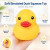 Soft Texture Giant Duck Pinch Toy TPR Stress Relief Fidget Toy Duck Squeeze Fidget Toy  Kids Adults