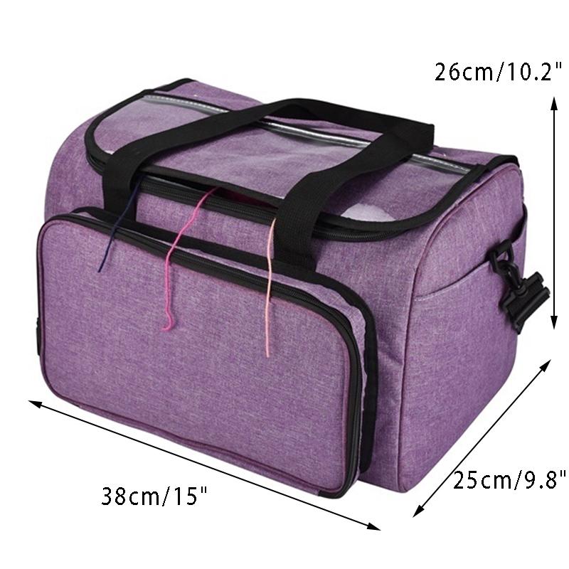 Garn Aufbewahrungstasche Aus Oxford-Stoff - Tragbare Woll-Organizer Tasche Für Strickzeug