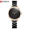 CURREN Módní dámské hodinky špičkové značky Náramek z nerezové oceli Quartzové dámské náramkové hodinky Dámské dárky Hodinky 9015