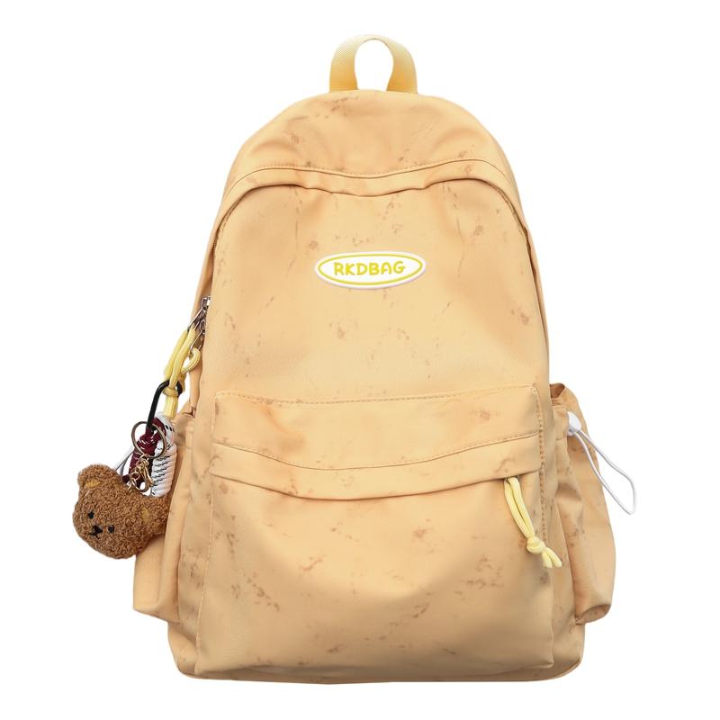 

Рюкзак женский с принтом тай-дай, школьный, студенческий, для путешествий жёлтый