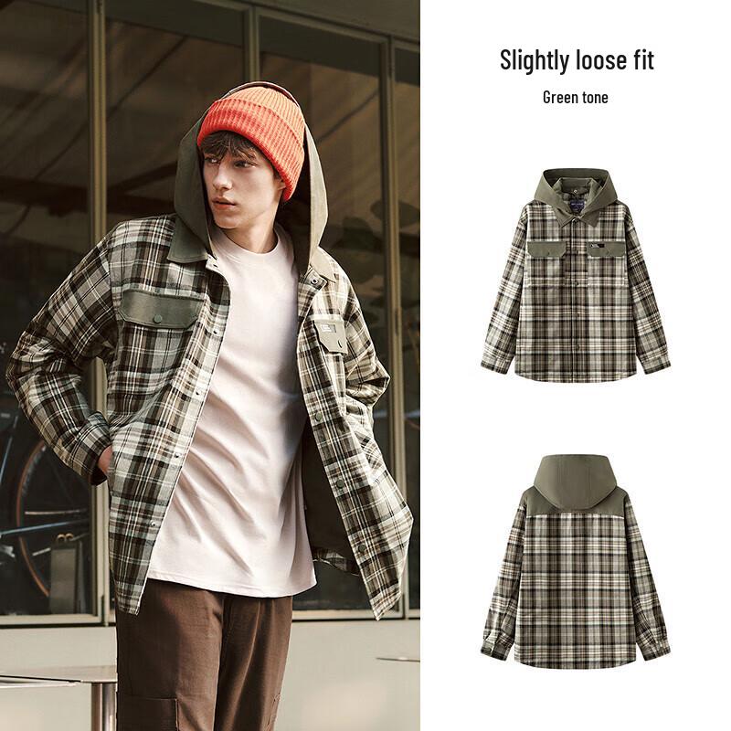Semir Men's 2025 Spring Geographic Series Plaid Jacket