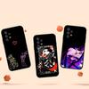 Etui na telefon Anime H-hazbin Hotel Dla Samsung S24/S25/S22 S30/A51 52/Lite/Ultra/5G/Plus/FE - Cienkie Odporne na wstrząsy Czarne Ochronne
