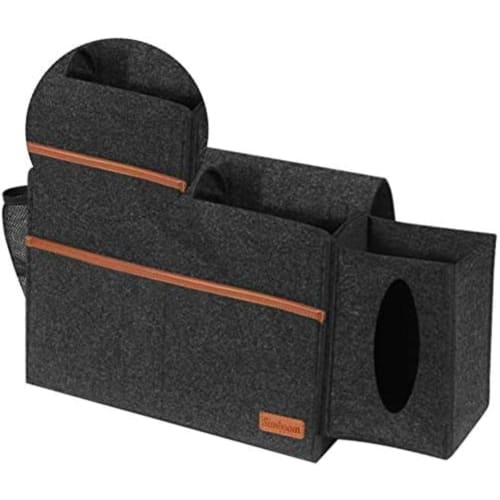 LiuDeQian Bedside Pocket, Sofa Storage, Remote Control Pocket, Sofa Hanging Bag Storage Pocket, Convenient for Hospital Use, Student Dorm Storage Rack