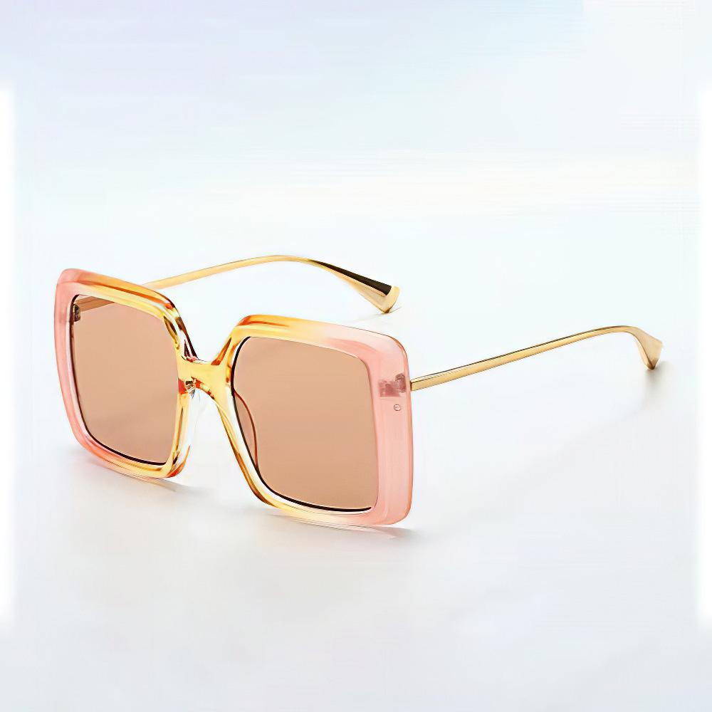 

Vintage Trendy Sunglasses For Women Metal Frame Multi-Color Gradient Fashion Glasses For Women Gifts For Friend Glasses Women