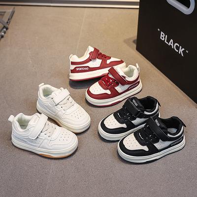 1-3 Years Old Soft Sole Toddler Shoes 4-8 Years Old Children's Fashionable Soft Sole White Shoes Non-slip Breathable Sneakers