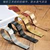 Universal Watch Strap Accessories Steel Strap Men'S And Women'S Watch Accessories Mechanical Watch Quartz Strap Braided Mesh Strap Bracelet Black