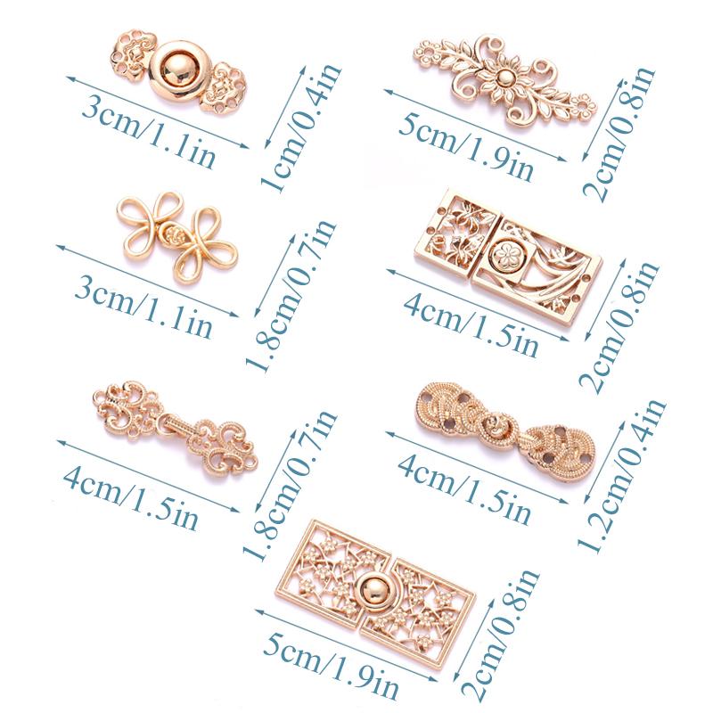 Trousers Waist Button Fixed Tightening Artifact Metal Buckle Skirt Adjustment Button Dress Waist Change Button DIY Classical