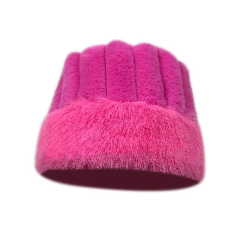

Fashionable Fluffy Memorial Black Bag Queen Black Black Bucket Hat Large Capacity Handbag for Women Girls