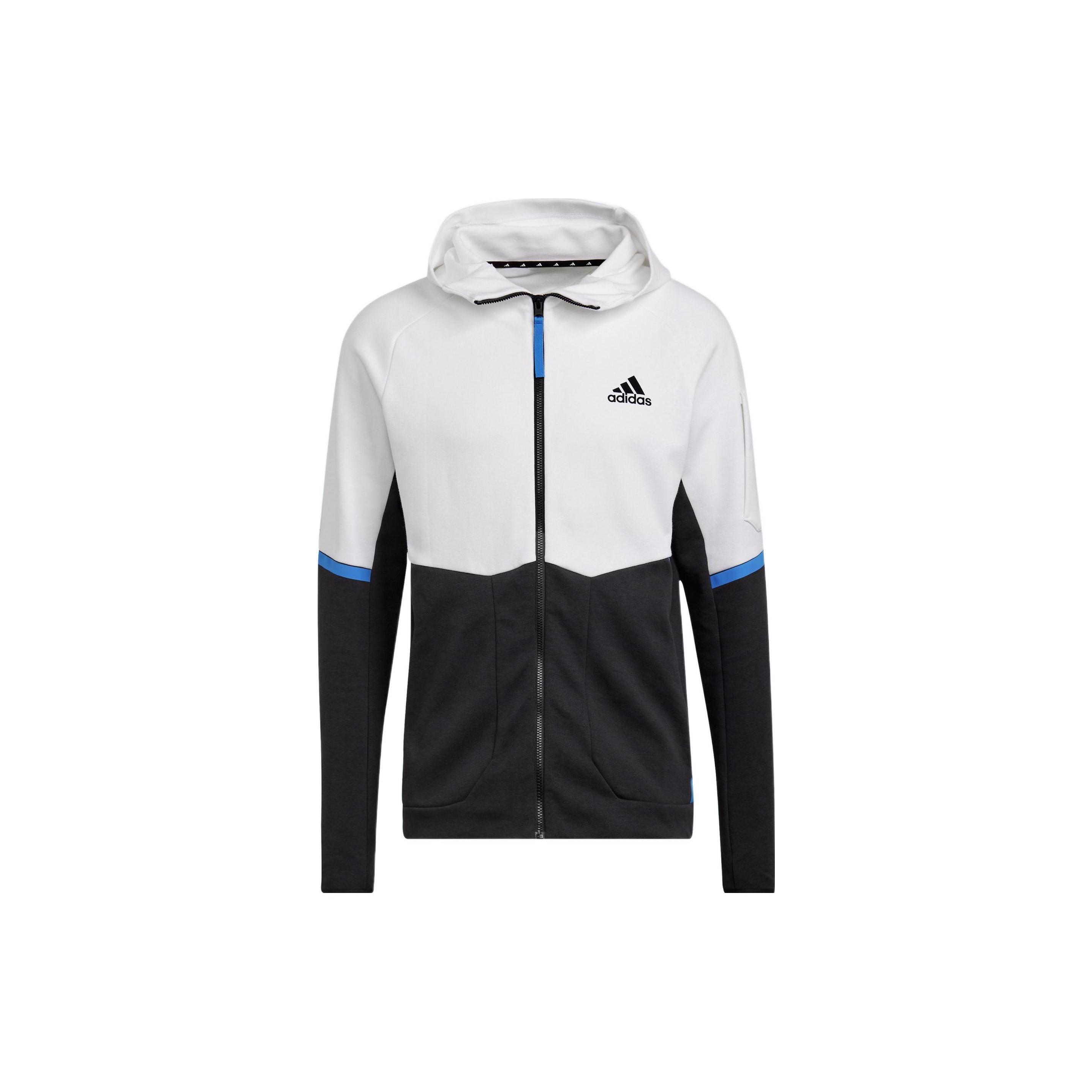 adidas Casual Sports Hooded Jacket Colorblock Men s HC5490 L