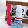 Soft Care for Teeth Pendant Plush Stuffed Teeth Plush Keychain Fashion   Unisex