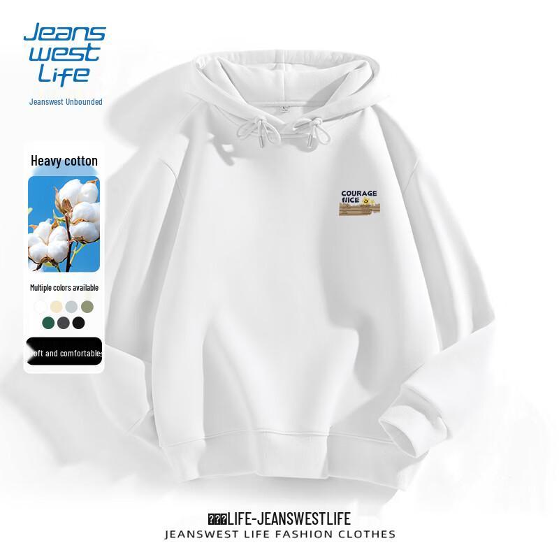 JEANSWEST LIFE Men's Japanese Style Printed Hoodie