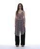 Partimento Woman Floral Pleated Sheer Midi Dress_Black