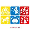 PP Kids' Painting & Drawing Stencil Set - Hollow Plastic Outline Templates for Beginners