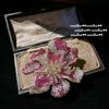 Light Petal Concubine Peony Flower Jewel Brooch, Tahiti, Deep Sea Bead Calla Lily Pearl Flower Brooch