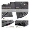 [MACITEET] [100% cotton and gentle on the skin] Men's pajamas, top and bottom set, sweat absorbent, quick drying, thin, breathable, short sleeve