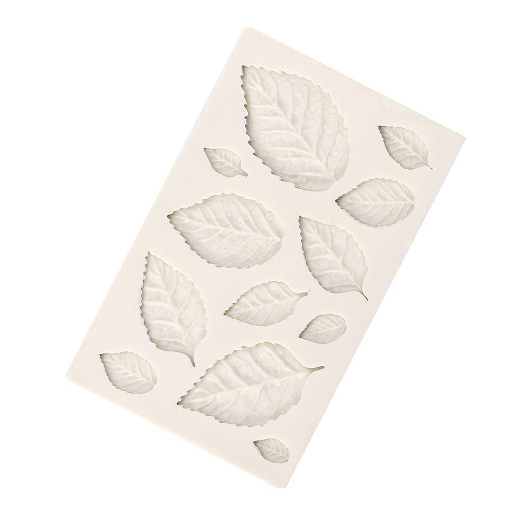 3D Silicone Leaves Fondant Cake Mold Creative Chocolate Sugarcraft Mould Decorating DIY Tool