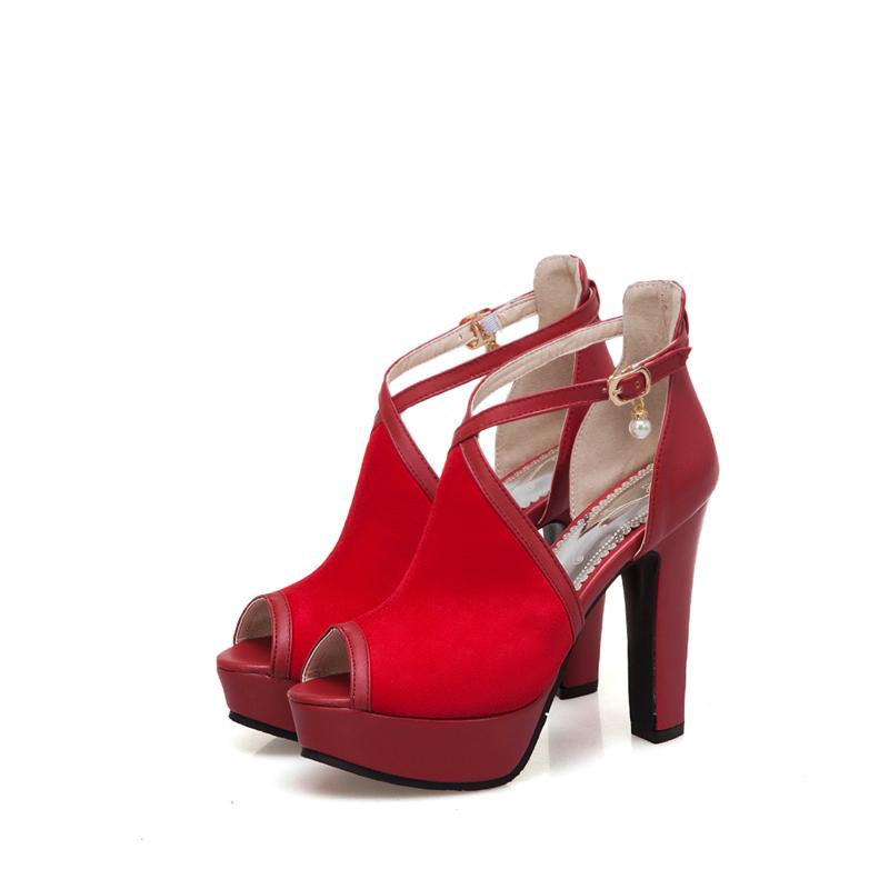 Модные летние туфли на высоком каблуке для женщин — фото 6