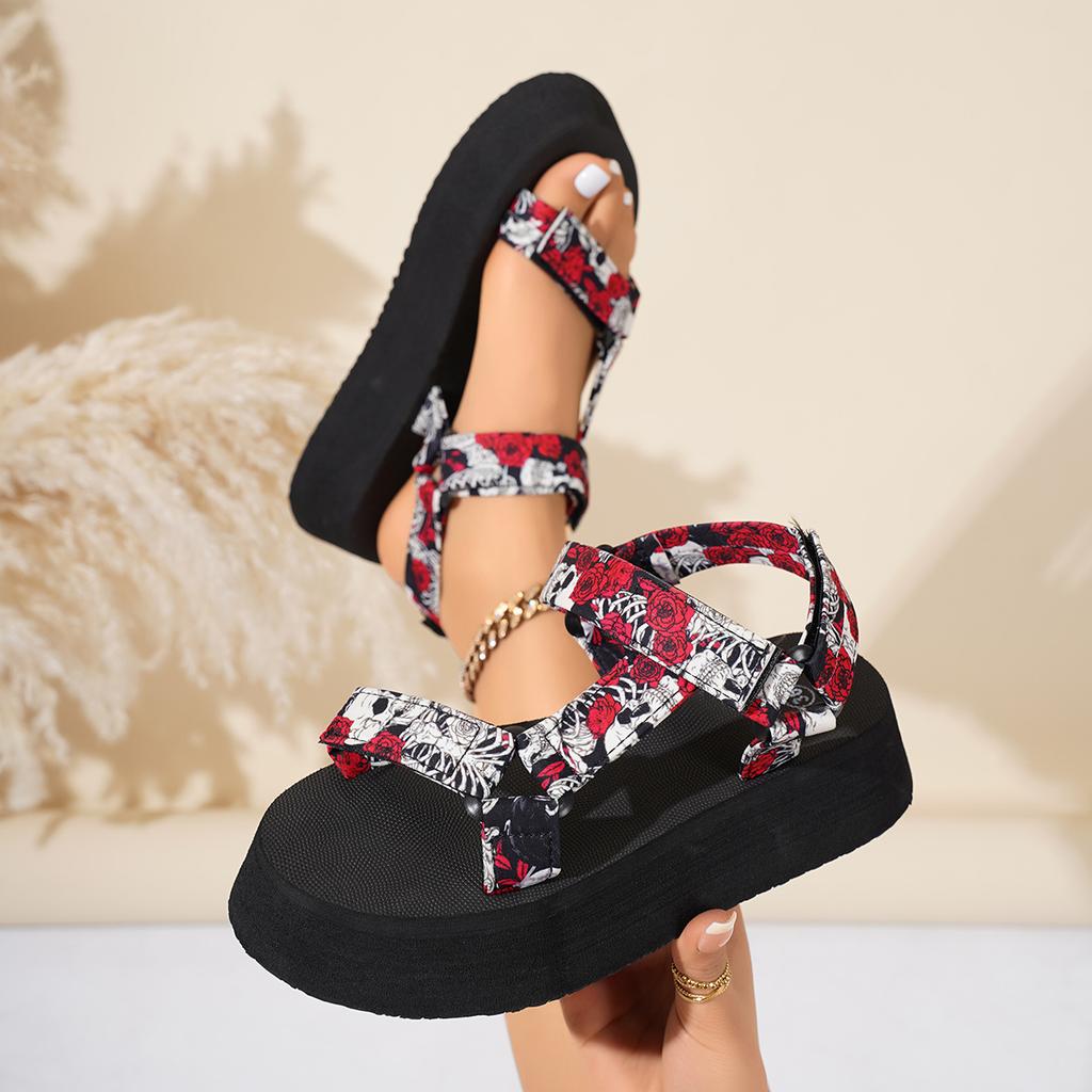 Women Sandals Summer Flat Hemp Rope Set Foot Beach Sandals Outdoor All-match Casual Slippers Large Size Shoes for Women