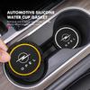 BBGR3 2PCS Car Coaster Silicone Water Cup Slot Non-Slip Mat PVC Pads For Opel Insignia Corsa Zafira Mokka Grandland Antara Ampera
